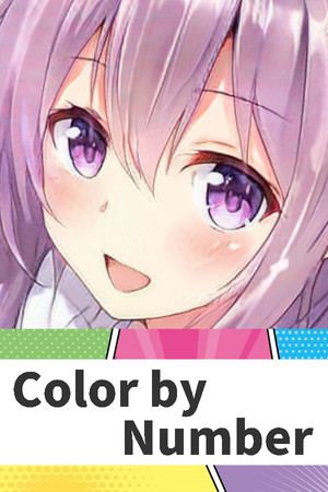Anime Manga Style Girl - Color By Number Pixel Art Coloring