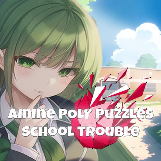 Anime Poly Puzzle - School Trouble