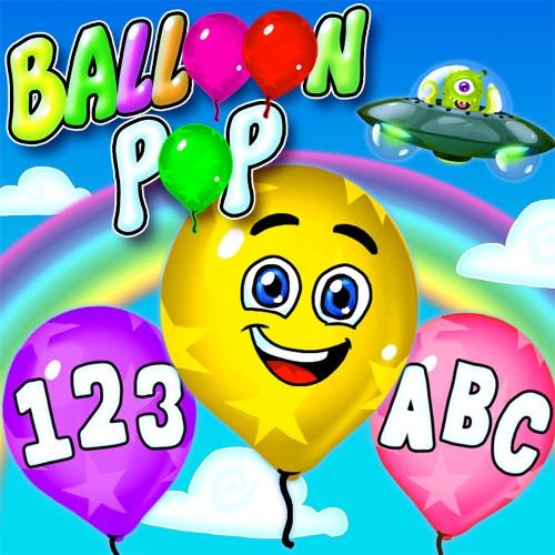 Balloon Pop - juegos de aprendizaje para niños en edad preescolar y niños pequeños: números, letras, formas, colores 14 idiomas