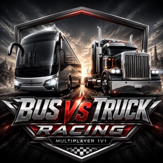 Bus VS Truck Racing - Multiplayer 1v1