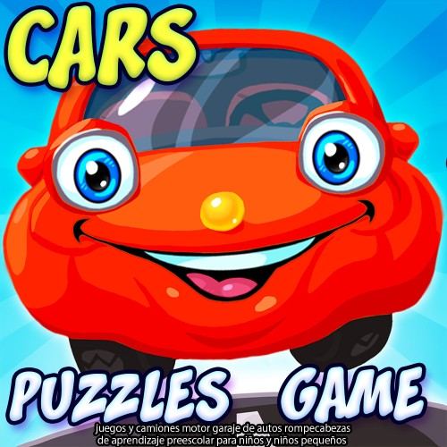 Cars Puzzles Game - juegos y camiones motor garaje de autos rompecabezas de aprendizaje preescolar para niños y niños pequeños