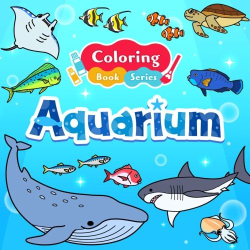 Colección del libro de colorear Acuario