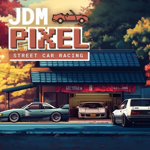 JDM Pixel Street Car Racing