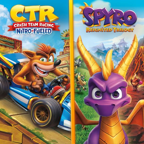 Lote de Juegos Crash™ Team Racing Nitro-Fueled + Spyro™