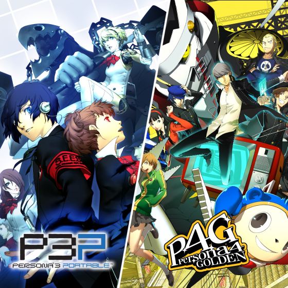 Lote de Persona 3 Portable y Persona 4 Golden