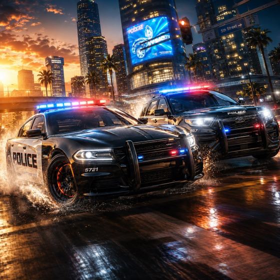 Police Car Academy Simulator