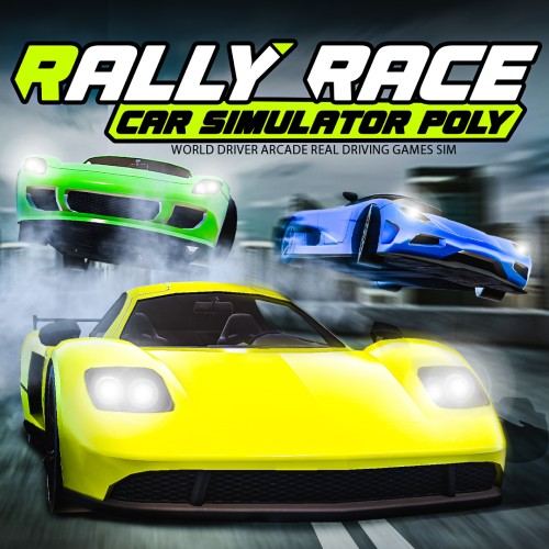 Rally Race Car Simulator Poly : World Driver Arcade Real Driving Games Sim