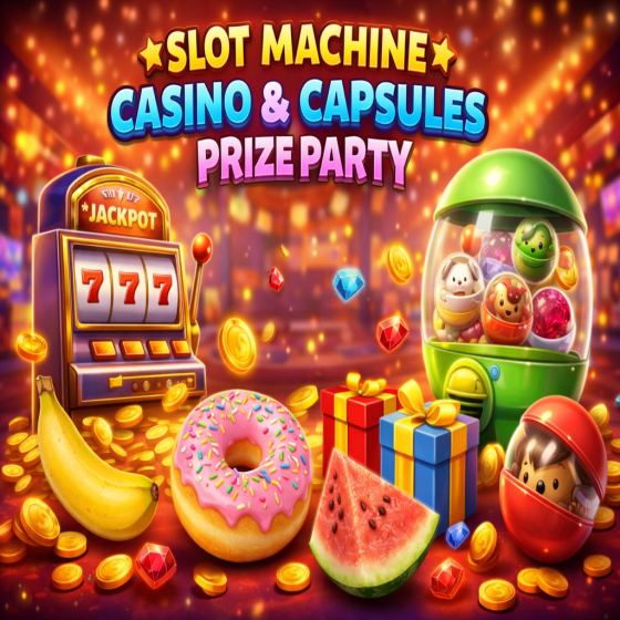 Slot Machine Casino & Capsules: Prize Party