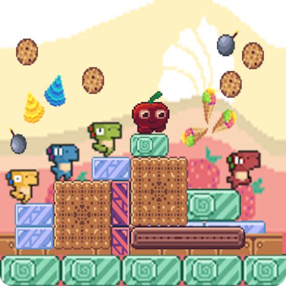 Strawberry and Dino: Fun in Candyland
