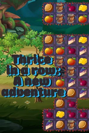 Thrice in a row: A new adventure
