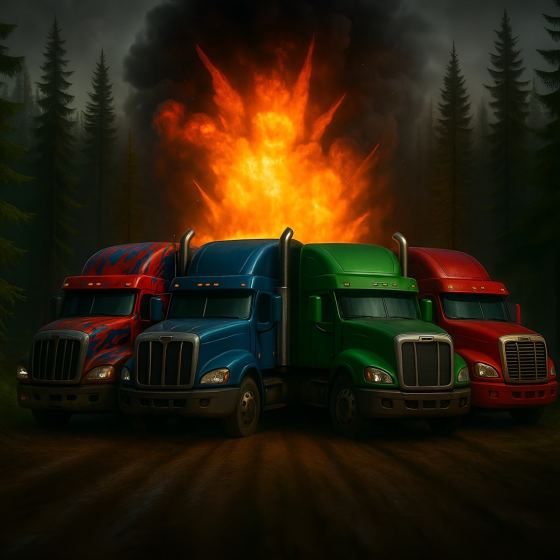 Truck Racing Simulator Multiplayer Game